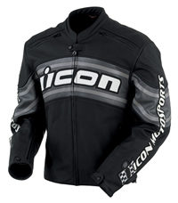 Icon Daytona Black Leather Jacket